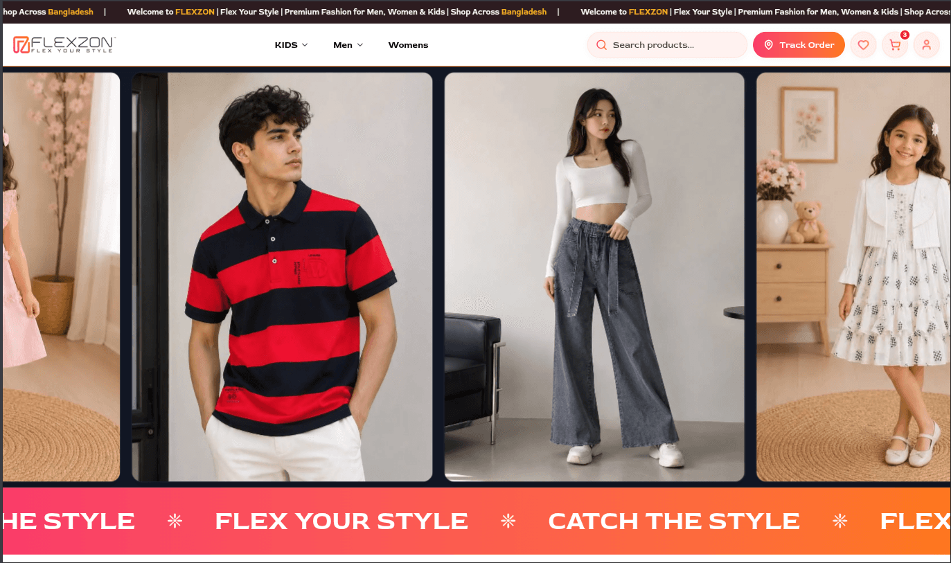 Flexzon website
