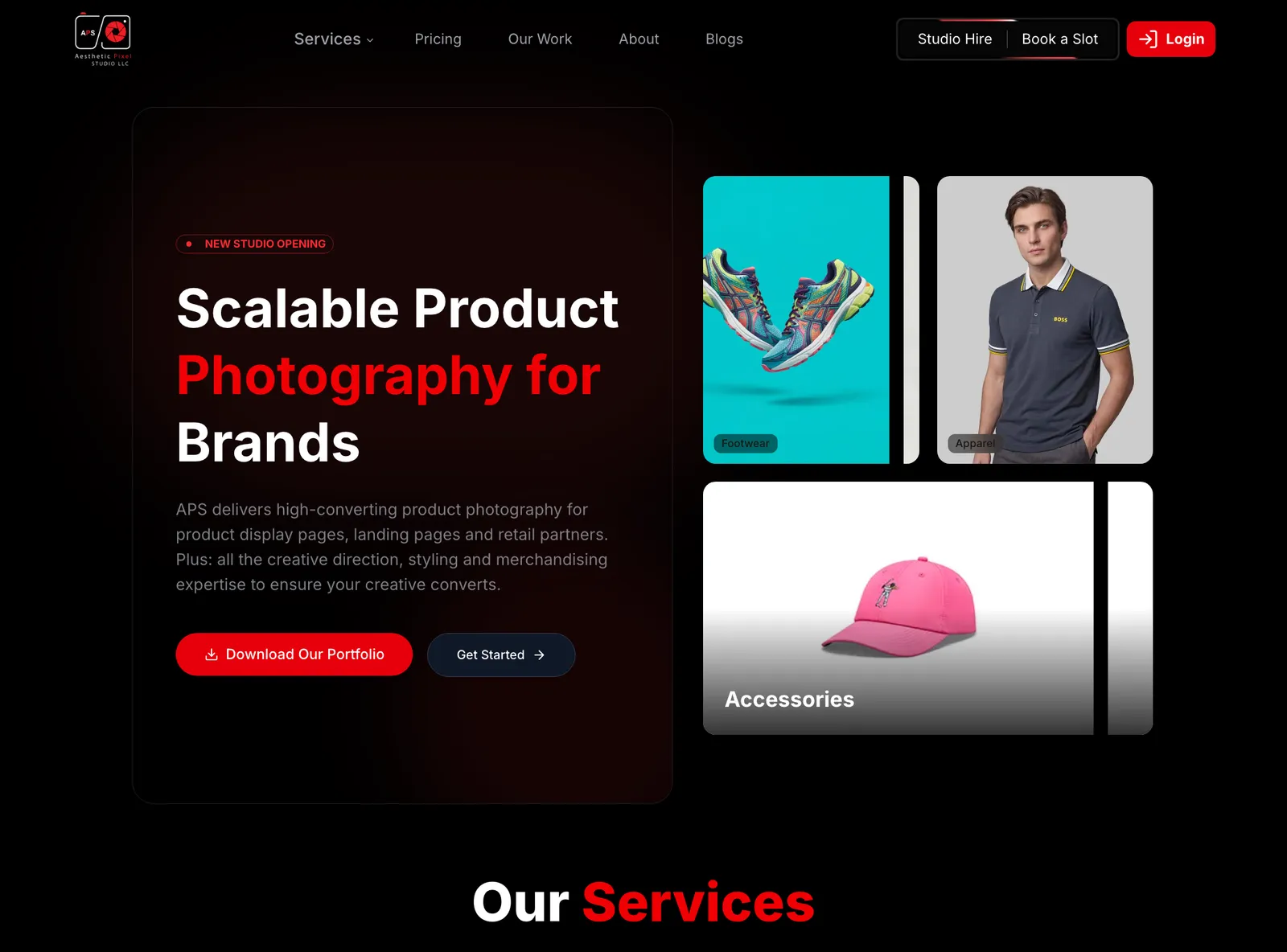 Aesthetic Pixel Studio website