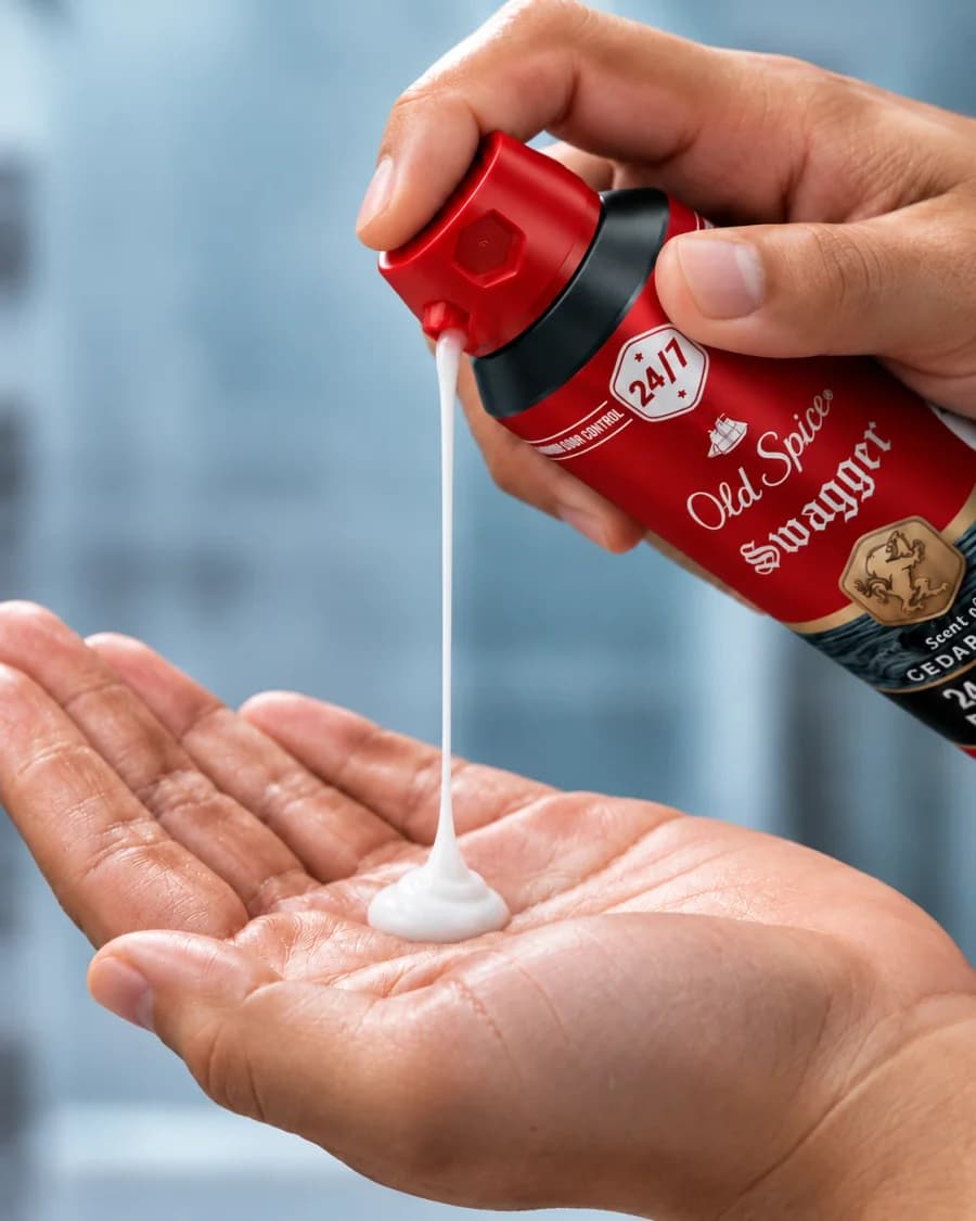 AI image: a small amount of product in the palm